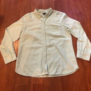 GAP Women’s Mint Green Boyfriend Fit Oxford Shirt